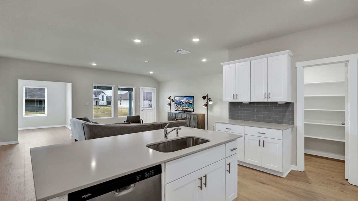 Hartland Ranch Holden Floorplan Kitchen and Living Room 2