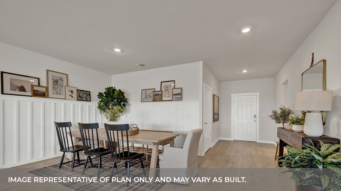 Irving Floorplan Dining and Entry