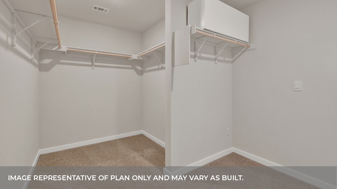 Irving Floorplan Bathroom 1 Shower and Shelving