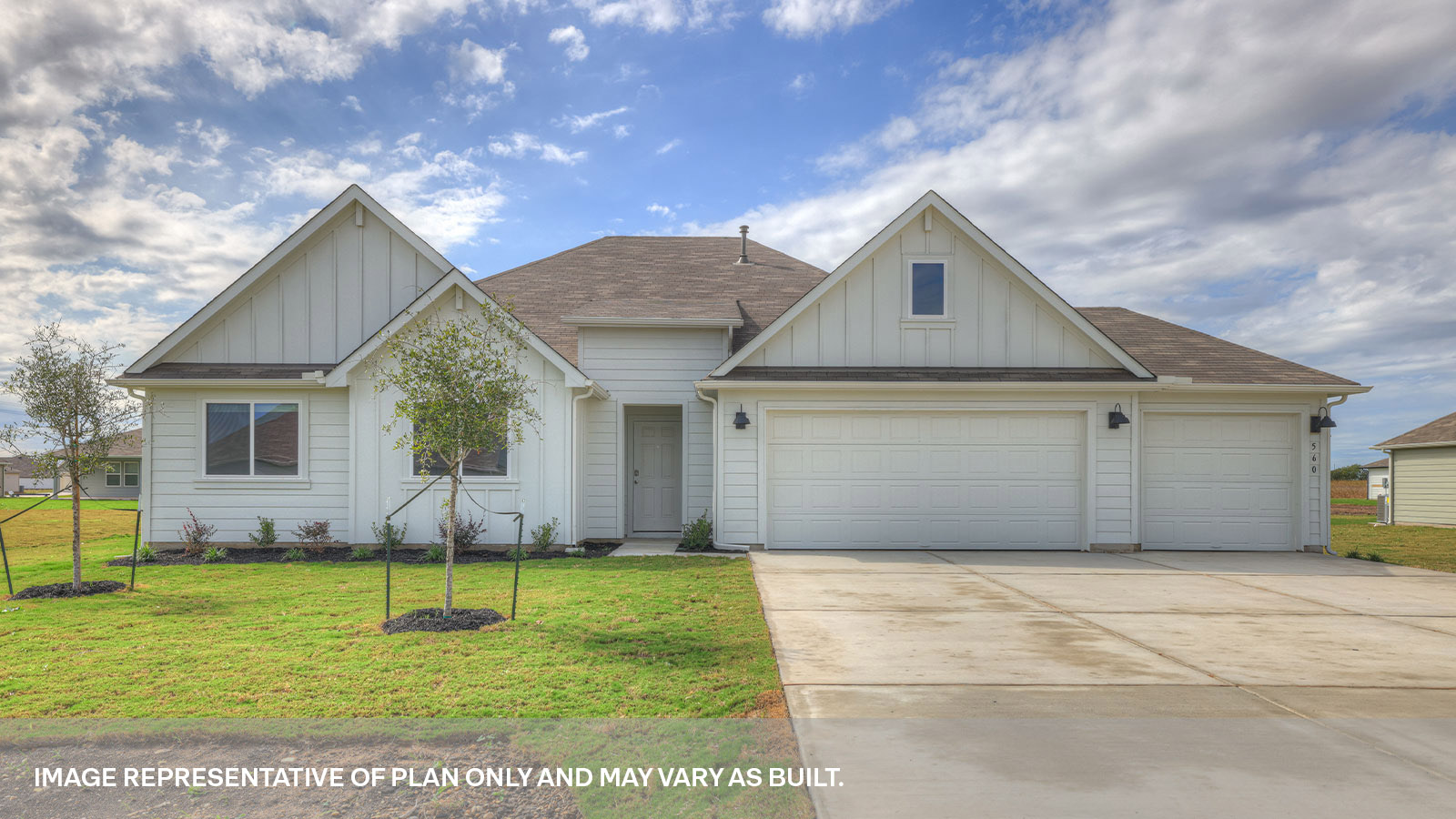 Irving Floorplan Exterior Photo 5 bedroom 3 bath 3 car One Story