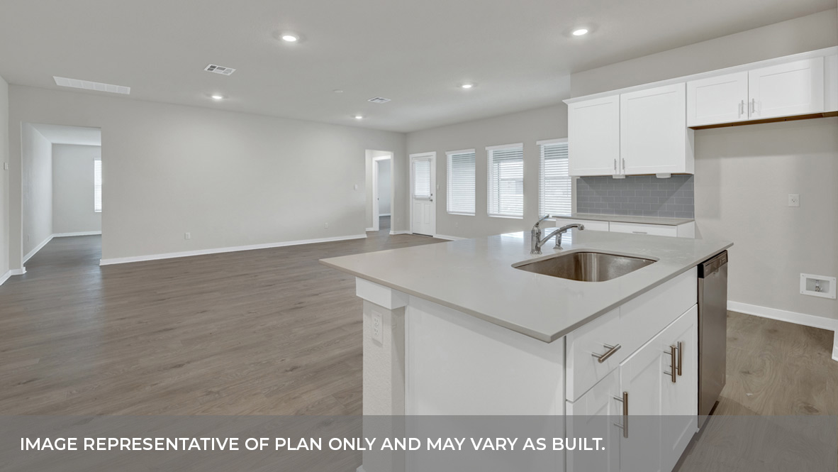 Hartland Ranch Irving Floorplan Kitchen Island