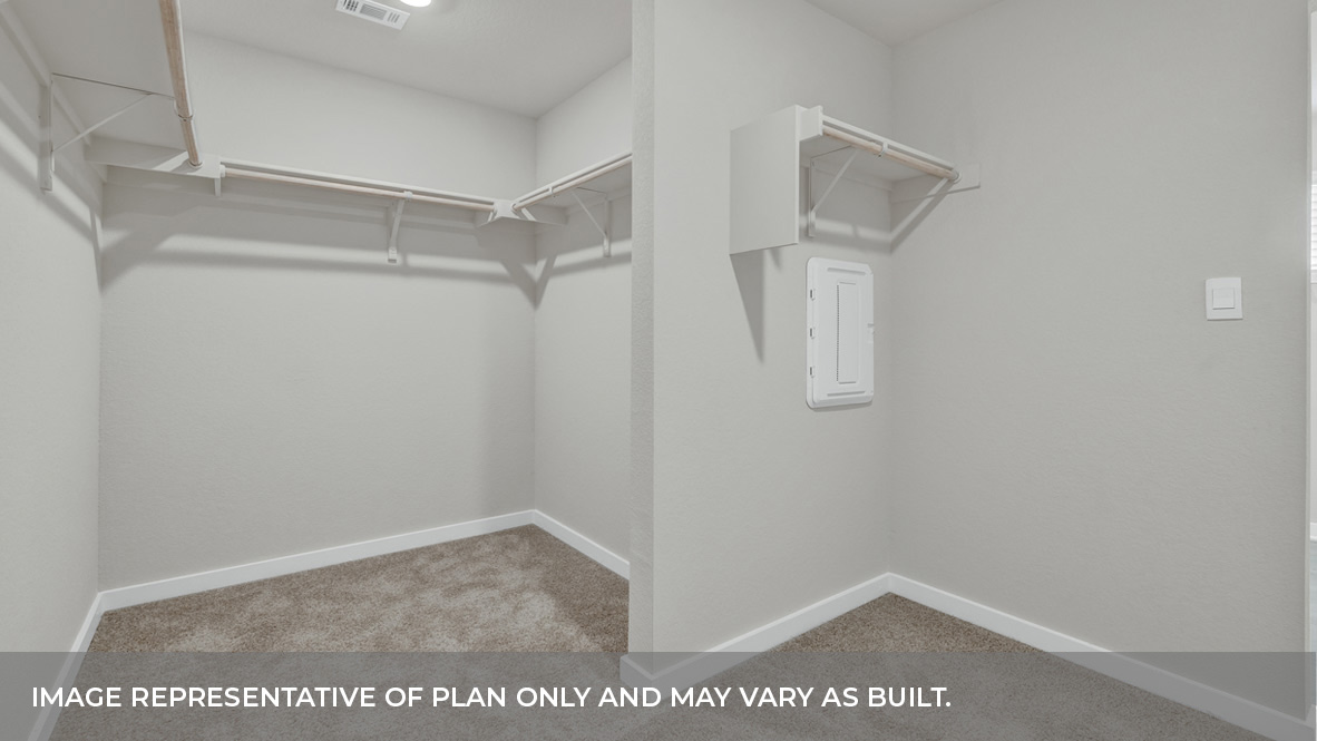 Hartland Ranch Irving Floorplan Bedroom 1 Closet 2