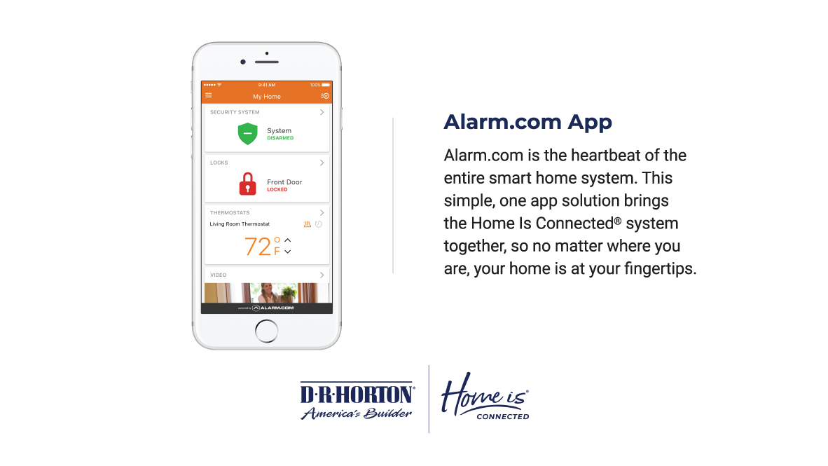 Home Is Connected Alarm Dot Com App