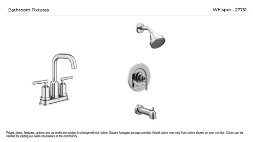 Whisper  Version 1 Bathroom Fixtures Product Package Image