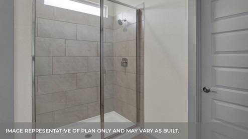 Millbrook Park Diana II Floorplan Bathroom1 Shower and Shelves