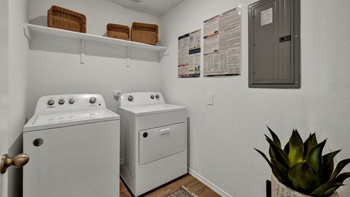 Arroyo Ranch Denton Floorplan Utility Room