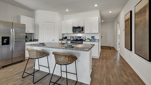 Arroyo Ranch Denton Floorplan Kitchen Island