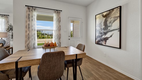 Arroyo Ranch Denton Floorplan Dining and window