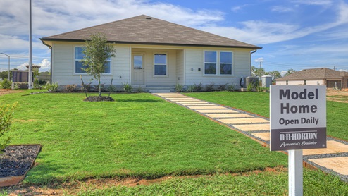 Arroyo Ranch Denton Floorplan Backyard 2