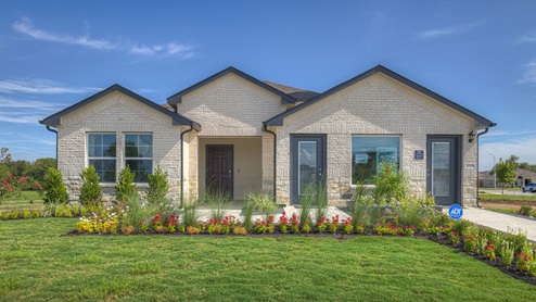 Arroyo Ranch_Denton Floorplan_Exterior Photo_3 Bed_2 Bath_1 Story