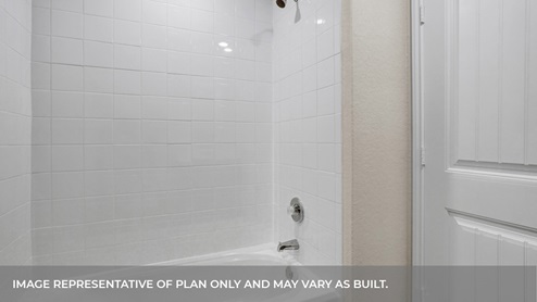 Arroyo Ranch Baxtor Floorplan Bathroom 2 Tub and Shower