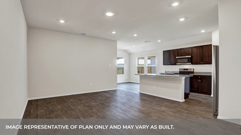 Arroyo Ranch Baxtor Floorplan Living Room and Kitchen