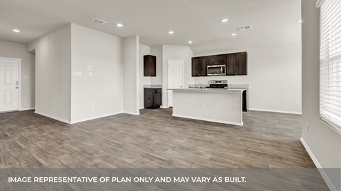 Arroyo Ranch Ashburn Floorplan Living Room and Kitchen