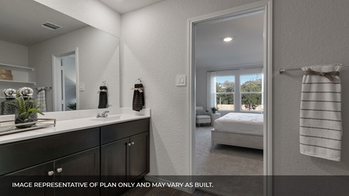 Arroyo Ranch Baxtor  Floorplan Bathroom 1 Vanity