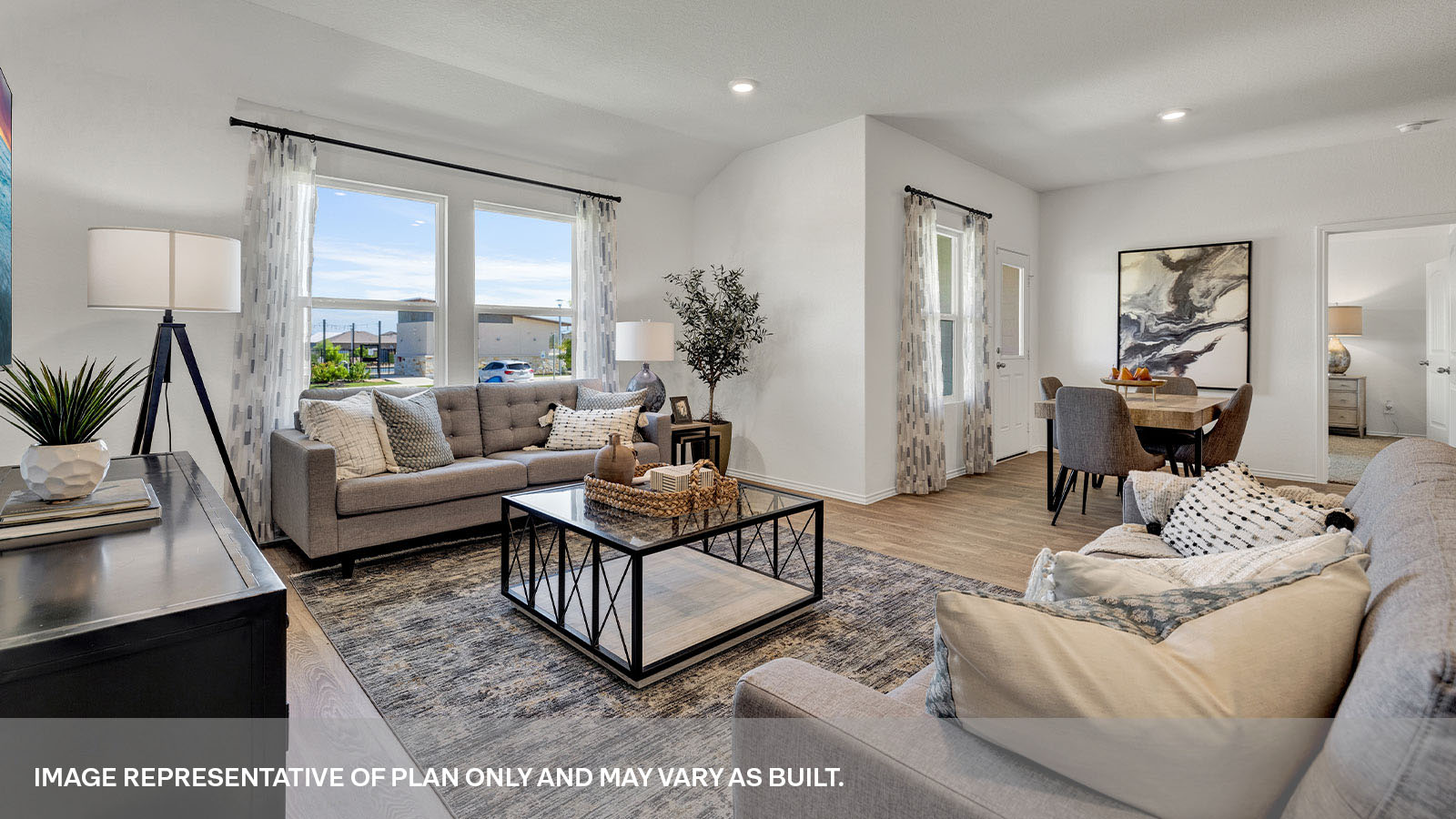 Arroyo Ranch Denton Floorplan Living Room