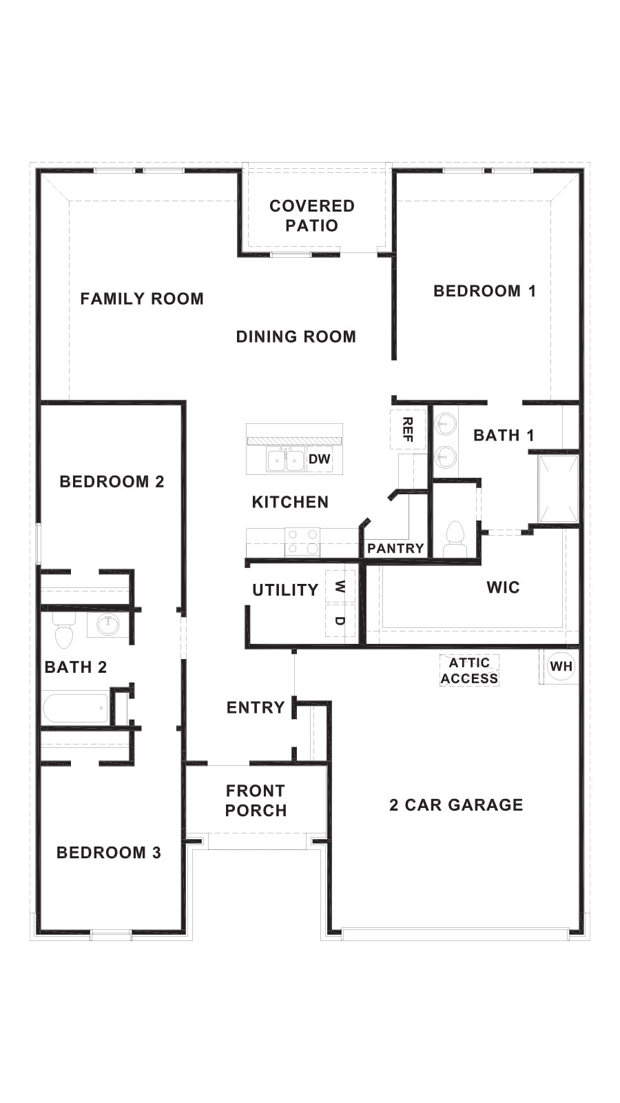 Denton floor plan