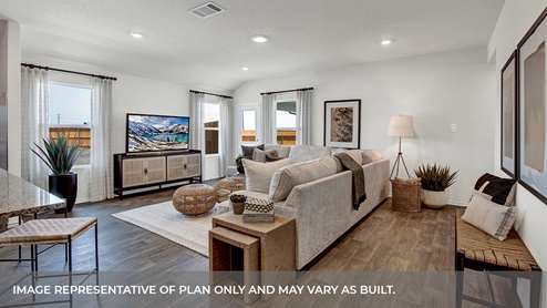 Arroyo Ranch Lakeway Floorplan Living Room 2