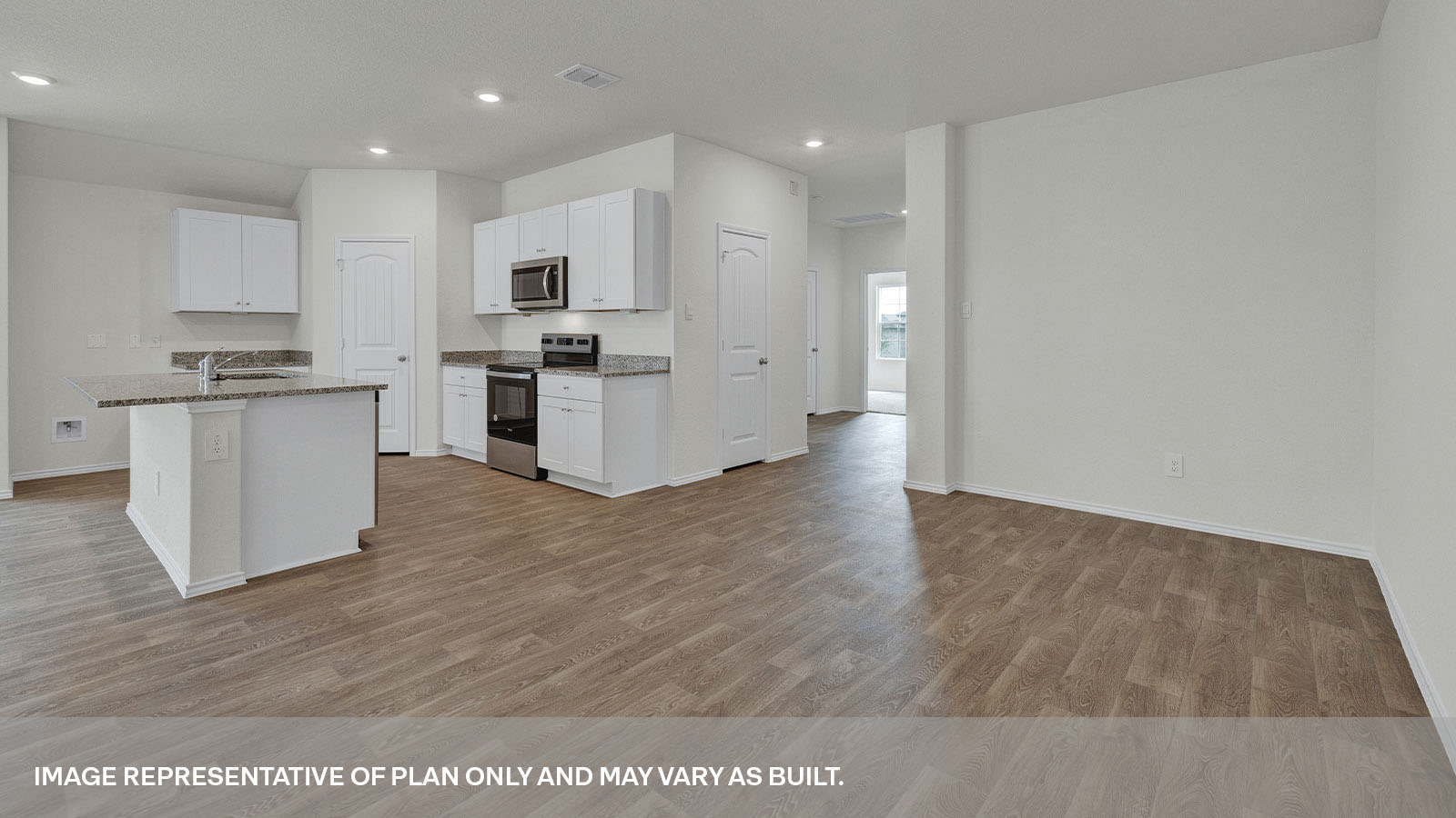 Kitchend adn Dining Front Entry way