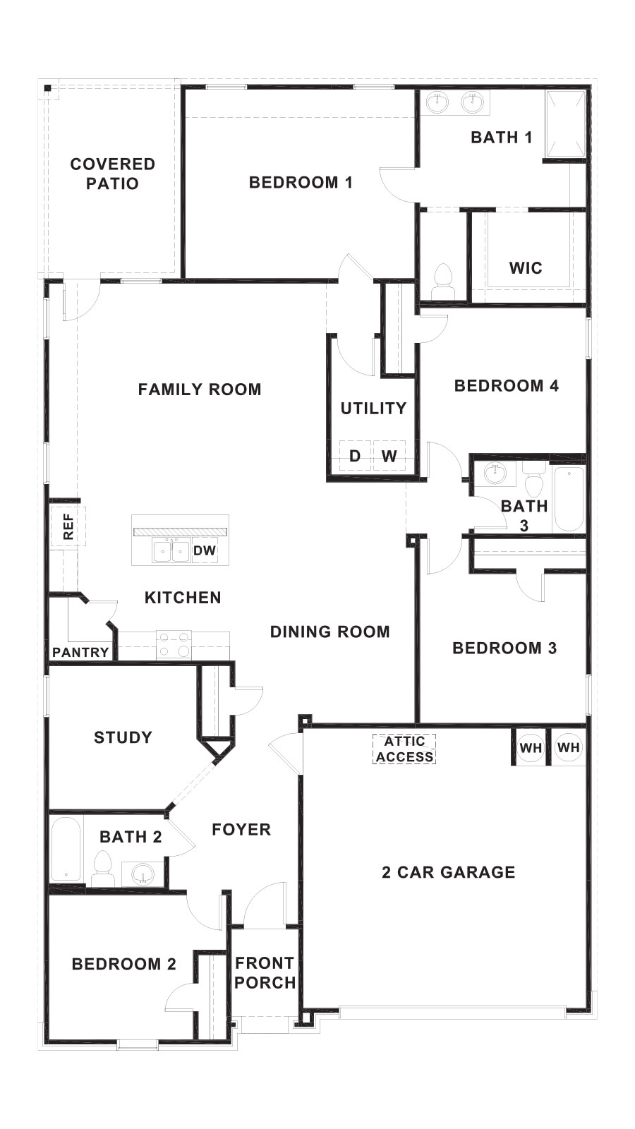 The Lakeway Floorplan