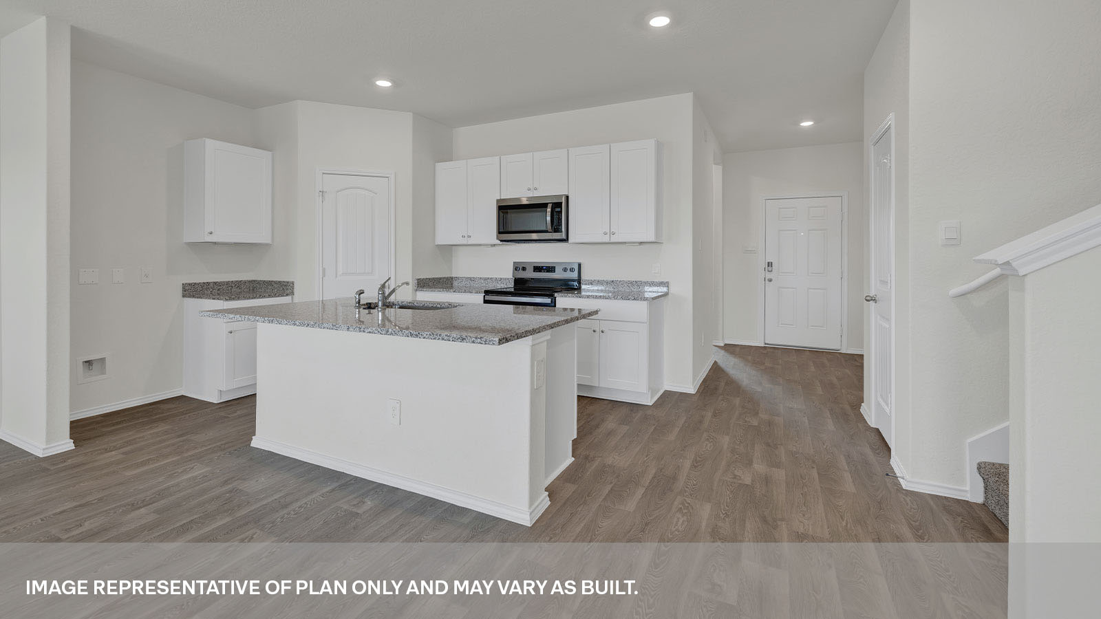 Arroyo Ranch Midland Floorplan Kitchen Island