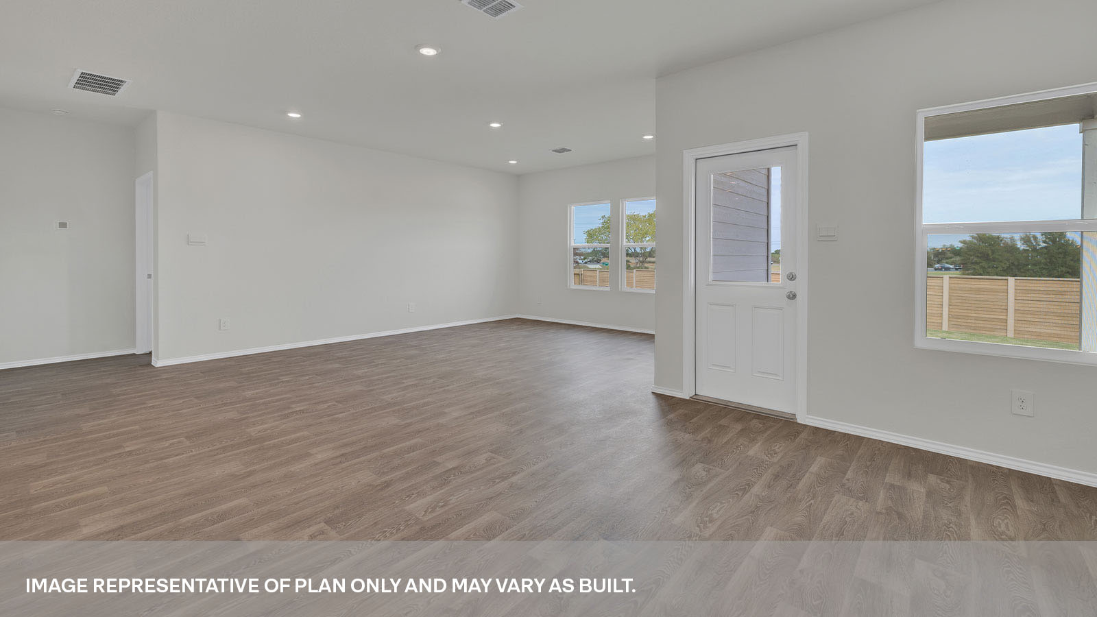 Arroyo Ranch Midland Floorplan Dining Room and Kitchen