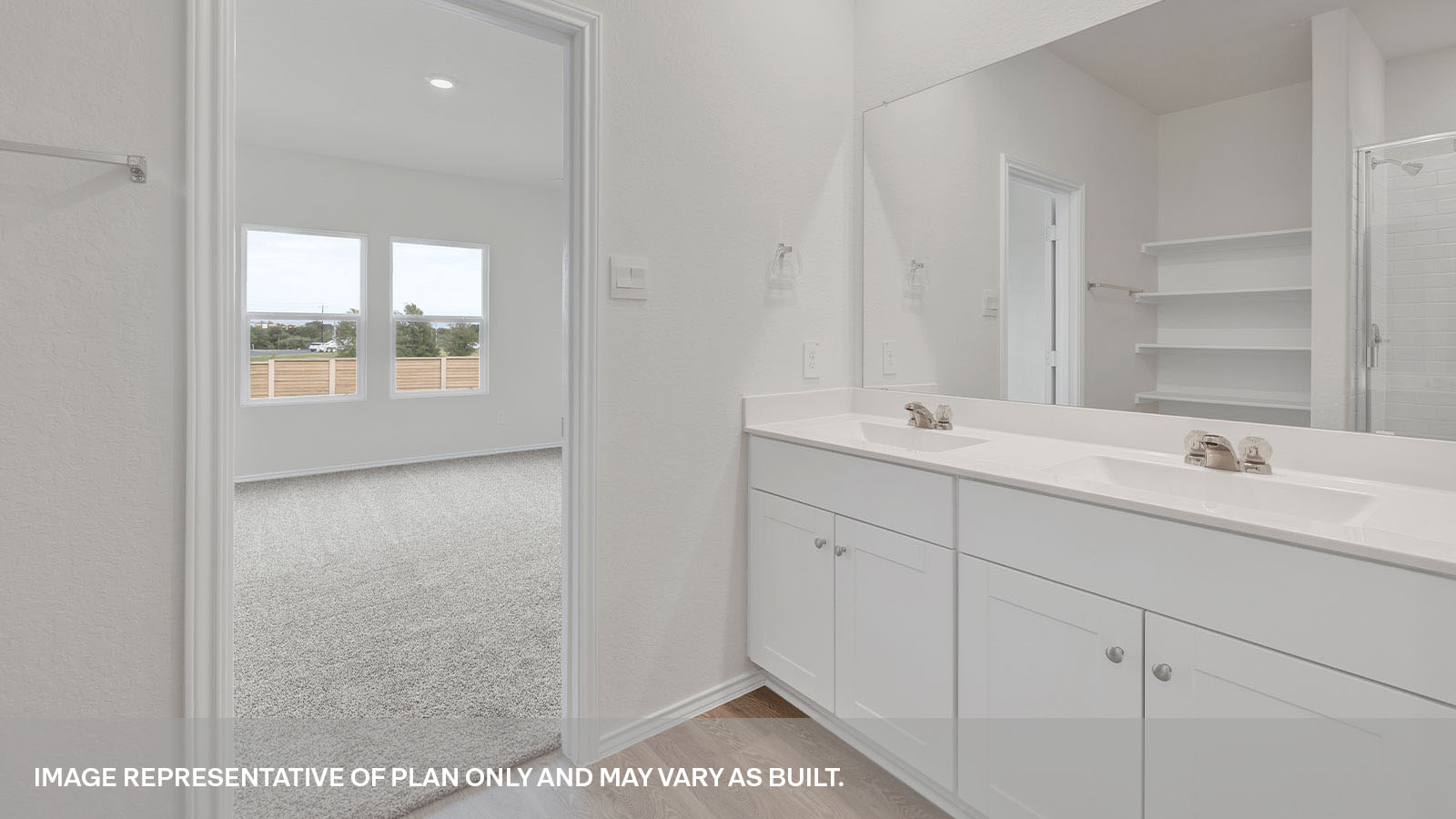 Arroyo Ranch Midland Floorplan Bathroom 1 Shower