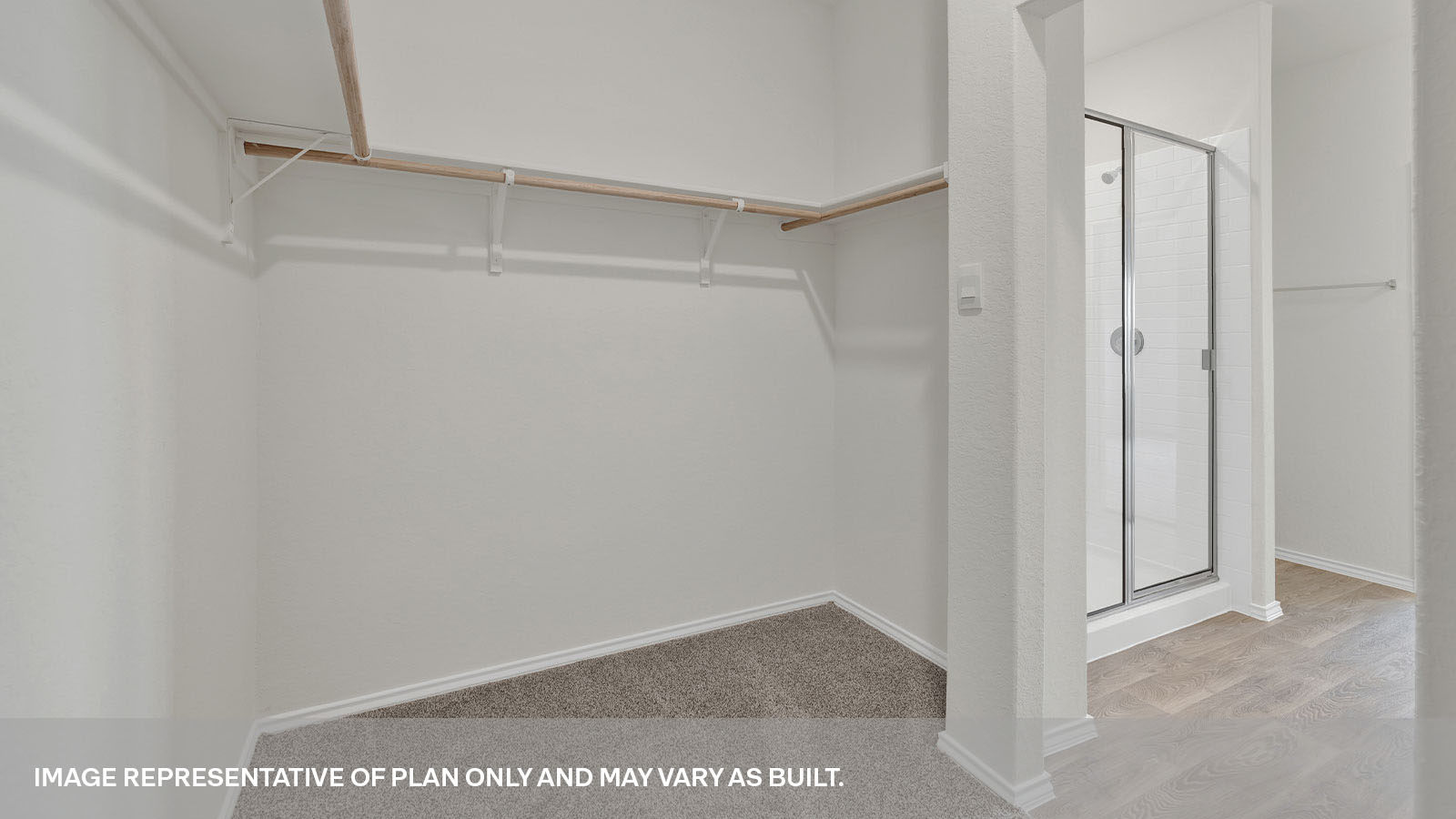 Arroyo Ranch Midland Floorplan Bedroom 1 Closet