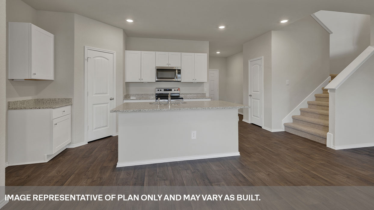 Arroyo Ranch Midland Floorplan Kitchen and Dining Room