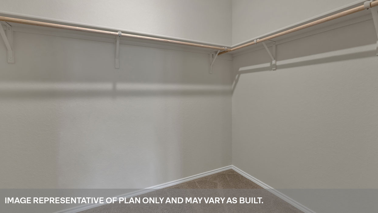 Arroyo Ranch Midland Floorplan Bedroom 1 Closet