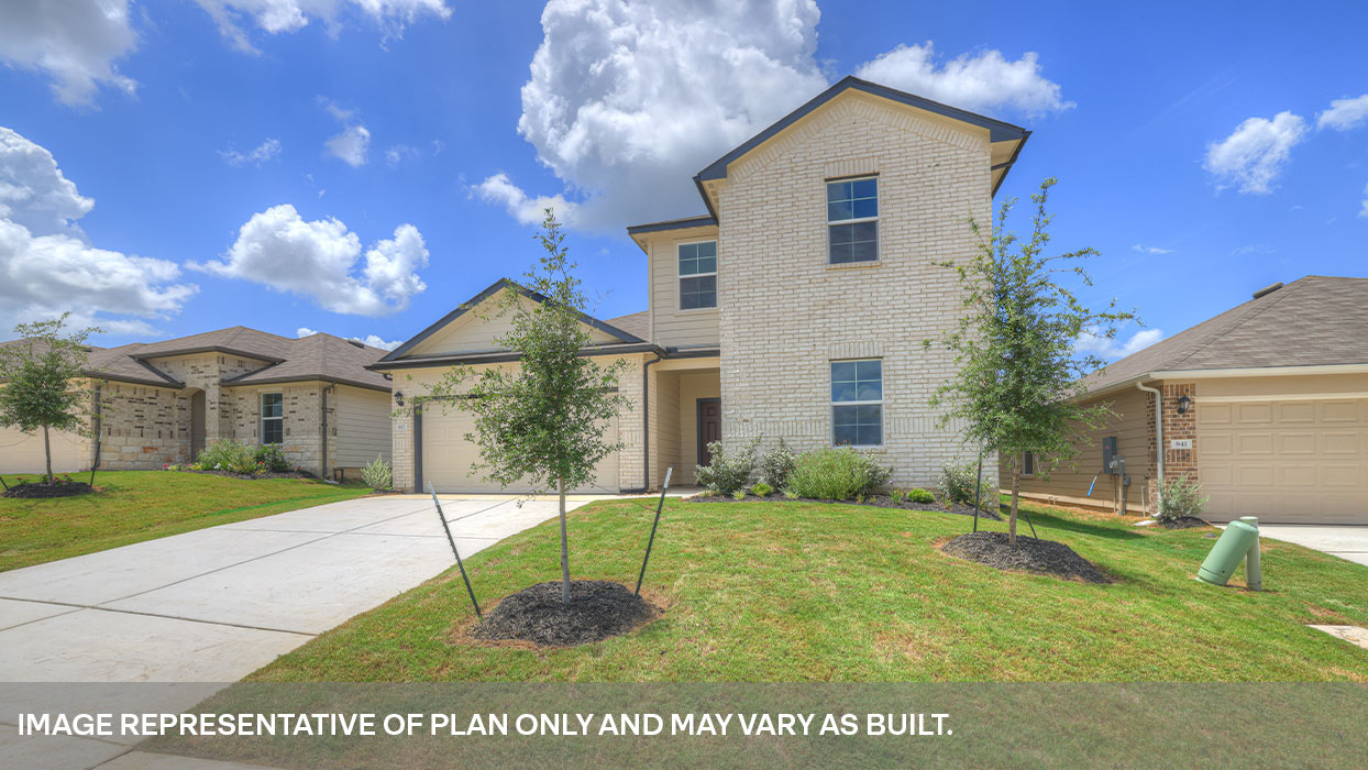 Arroyo Ranch Midland Floorplan 2nd Exterior Photo 4 Bed 3 Baths Two Story