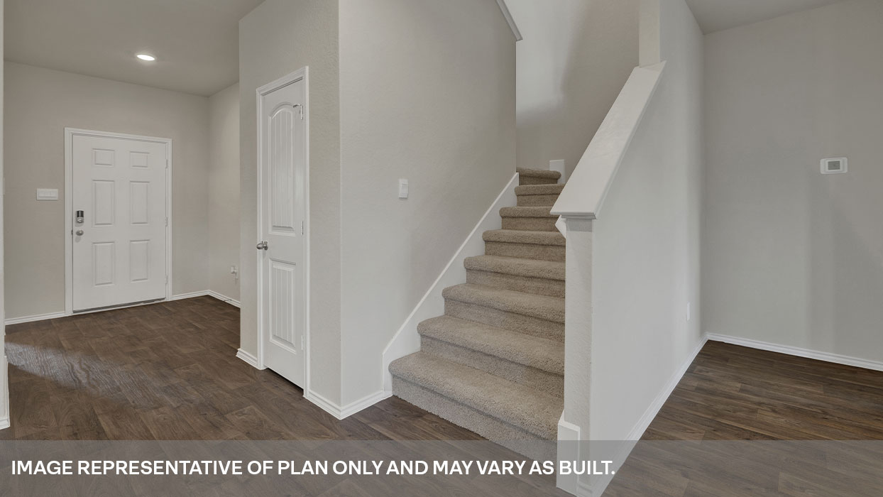 Arroyo Ranch Midland Floorplan Stairs