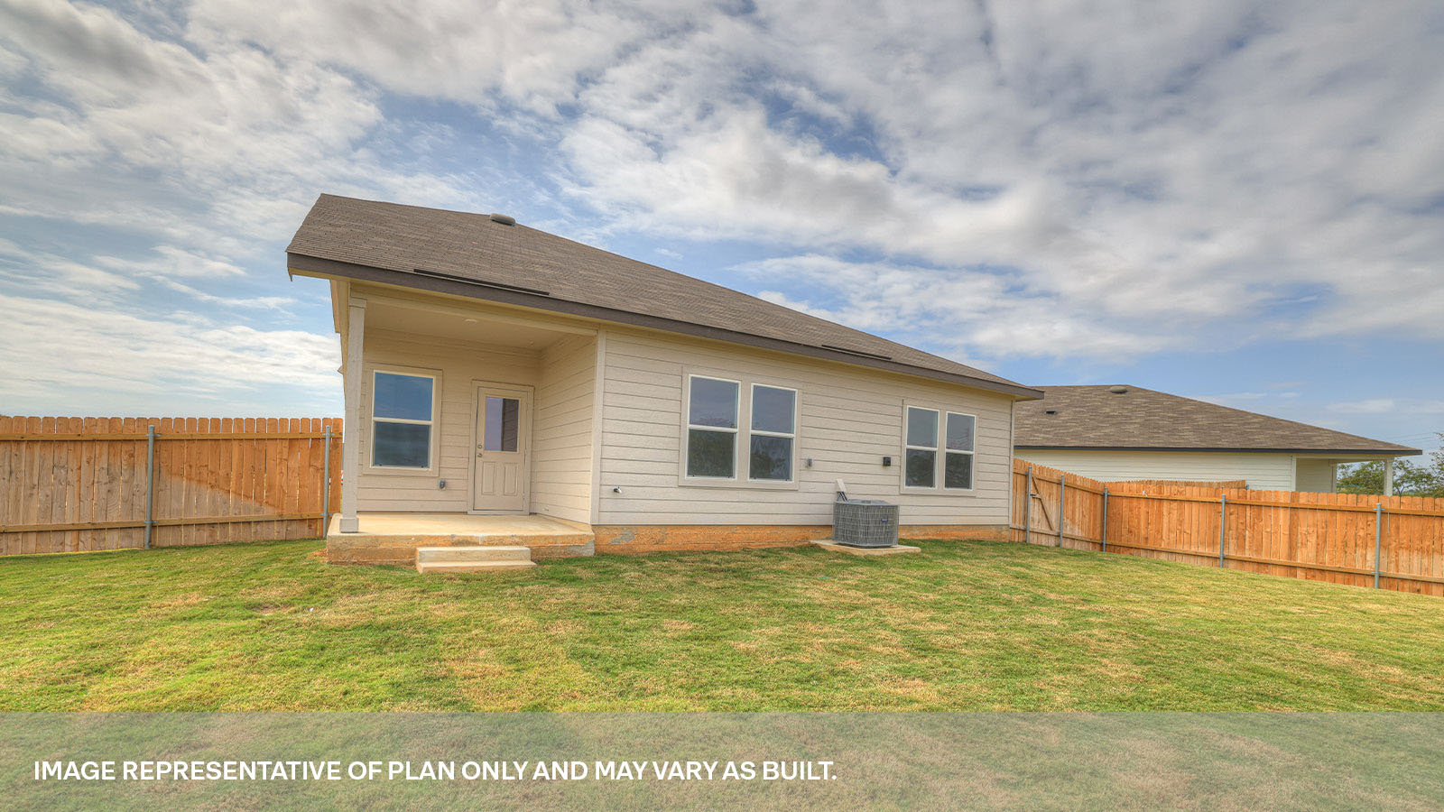 Arroyo Ranch Midland Floorplan Backyard