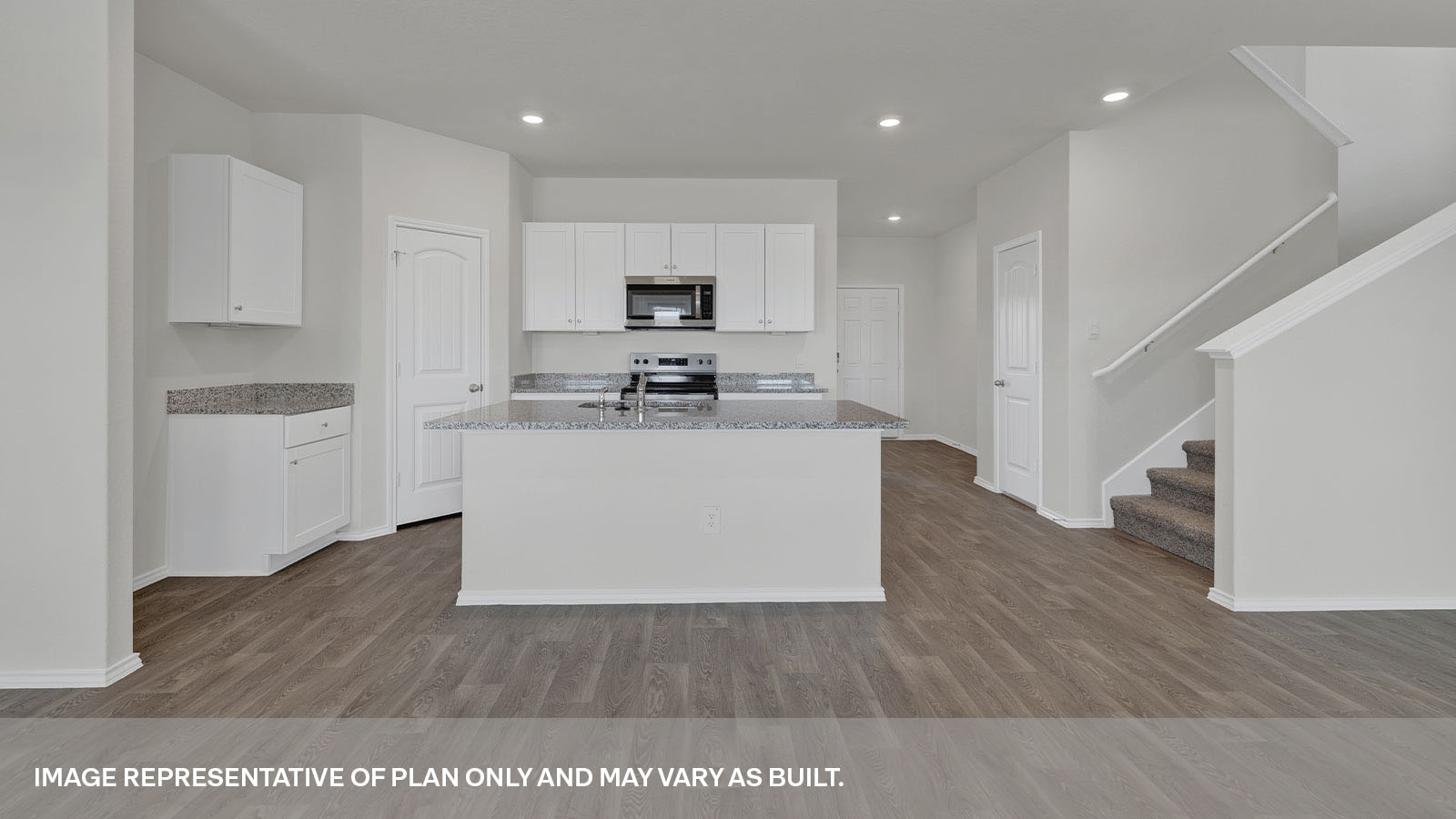 Arroyo Ranch Midland Floorplan Kitchen Island