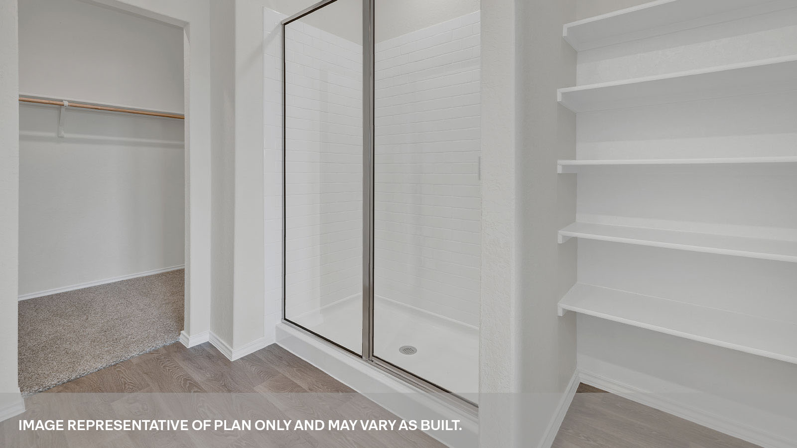 Arroyo Ranch Midland Floorplan Bathroom 1 Shower