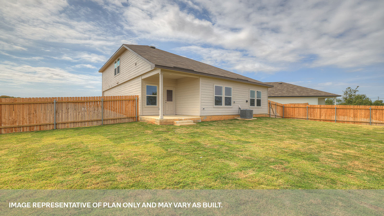 Arroyo Ranch Midland Floorplan Backyard