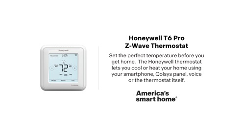 Americas Smart Home Z Wave Thermostat