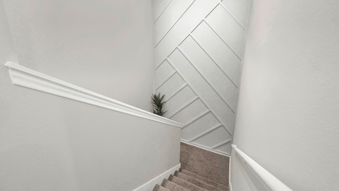 Staircase from the second floor.