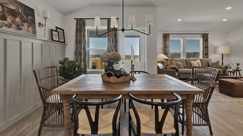 Bollinger Irvine plan dining area