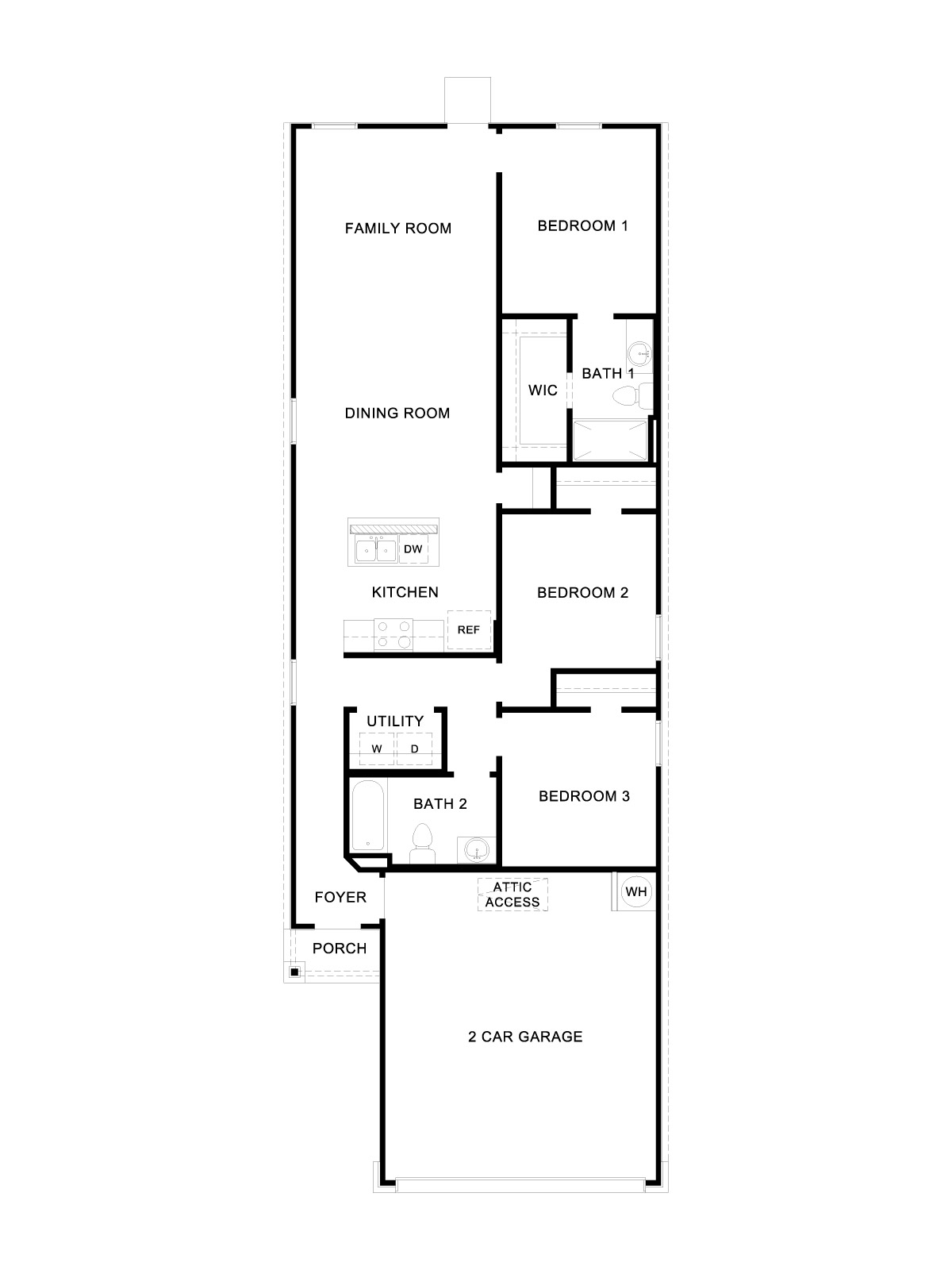 Alamo floorplan for Bollinger