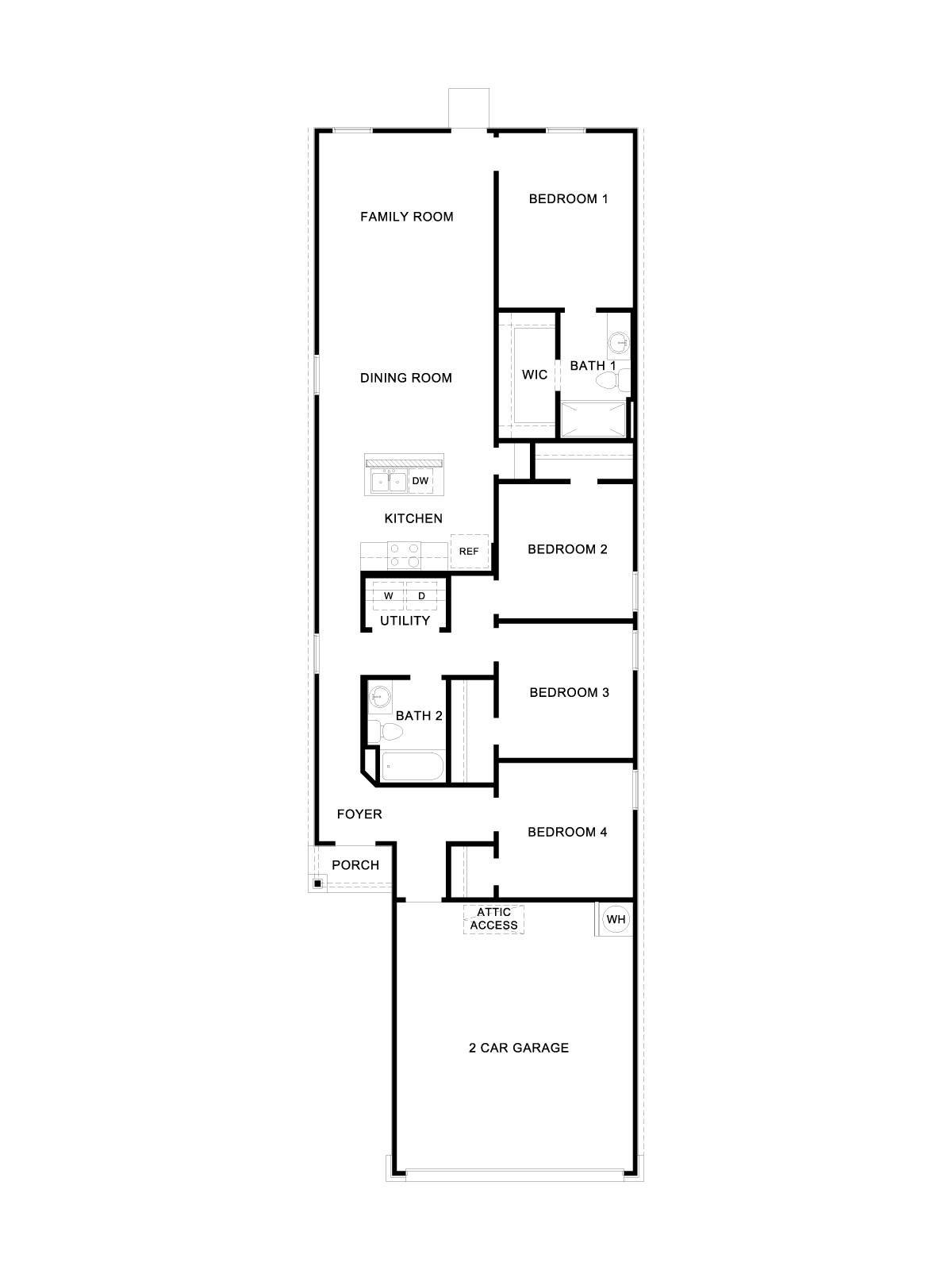 Benbrook floorplan
