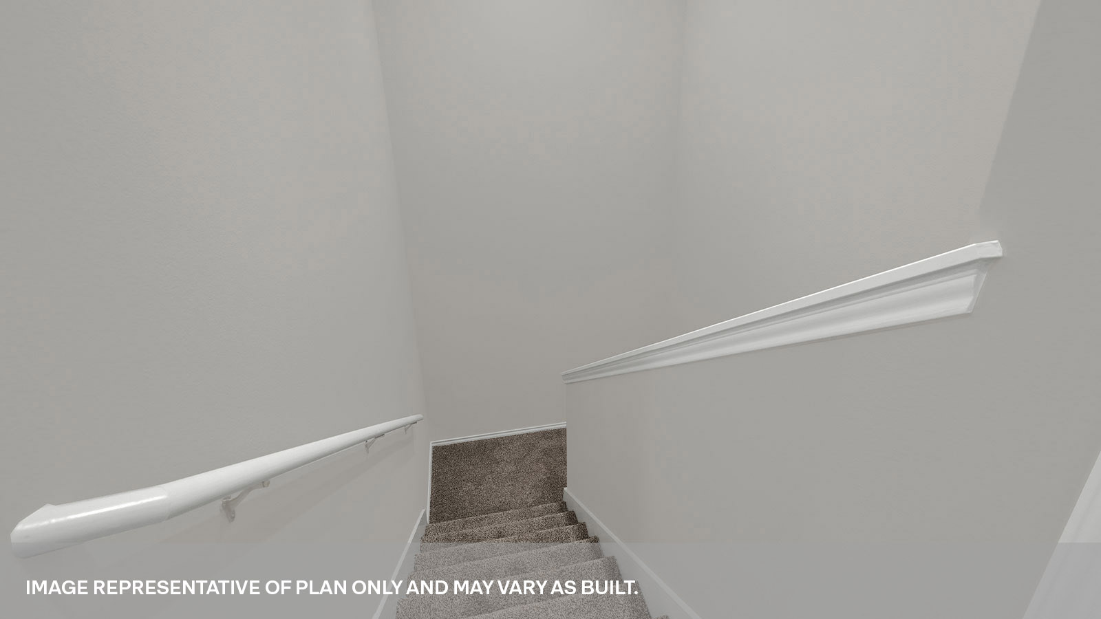 Staircase from the second floor.