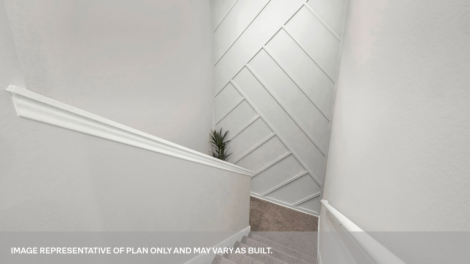 Staircase from the second floor.