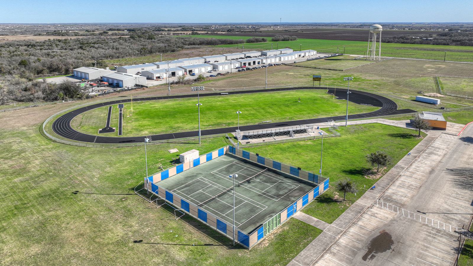 DJ Red Simon Middle School field.