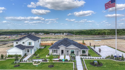 two story and single story model homes
