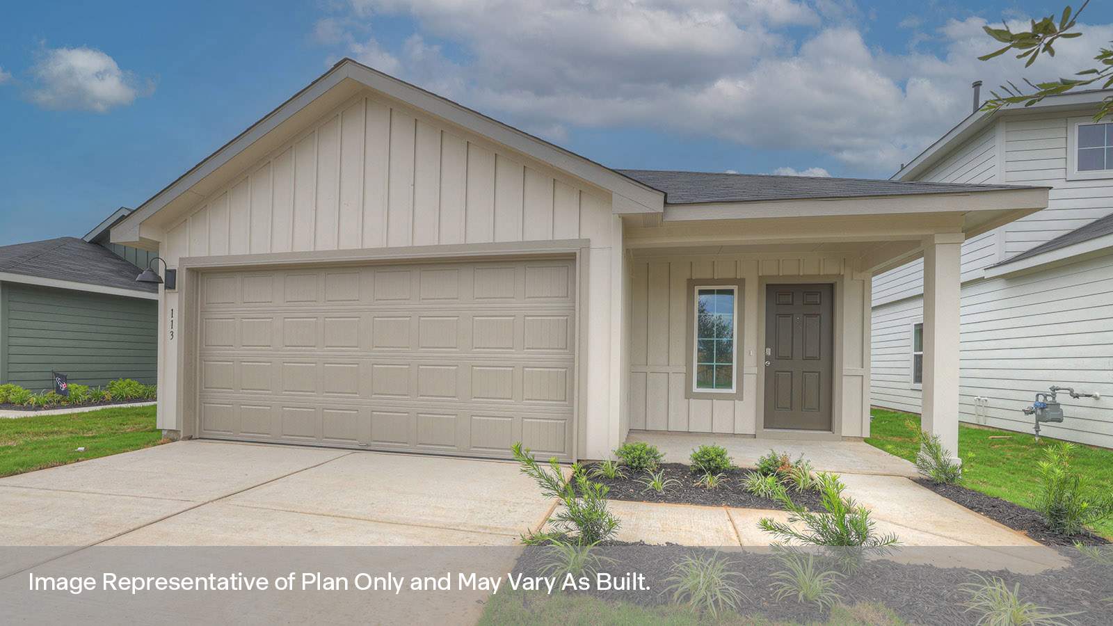 Caroline floorplan K elevation image.