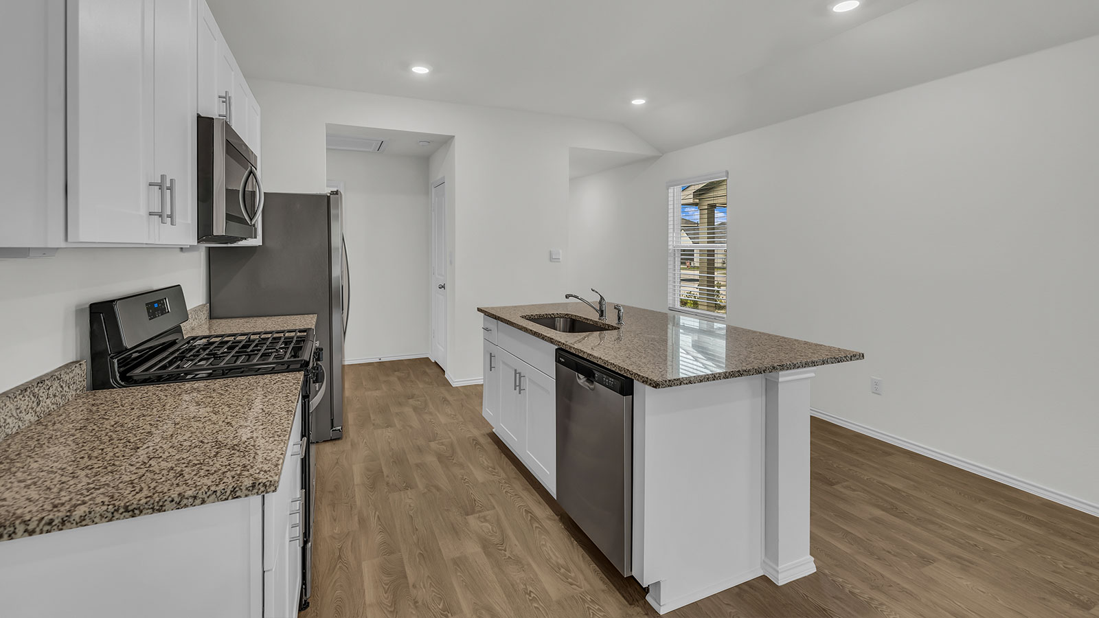 Kitchen island and dining