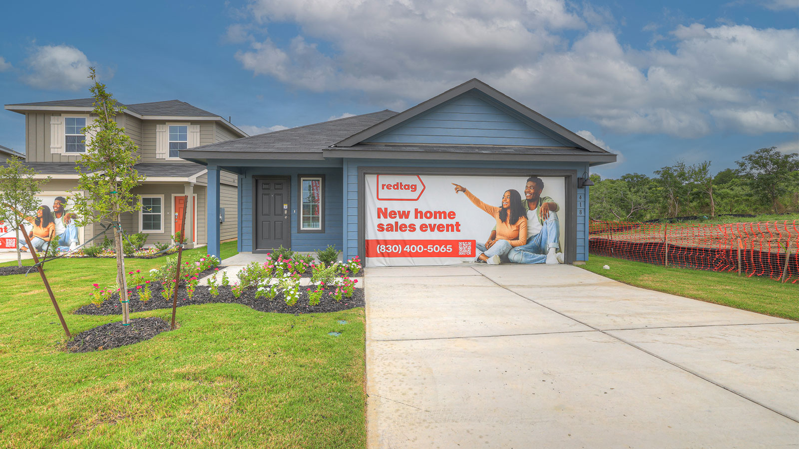 Bollinger Caroline J Elevation Rendering 3 bedroom 2 bath One Story