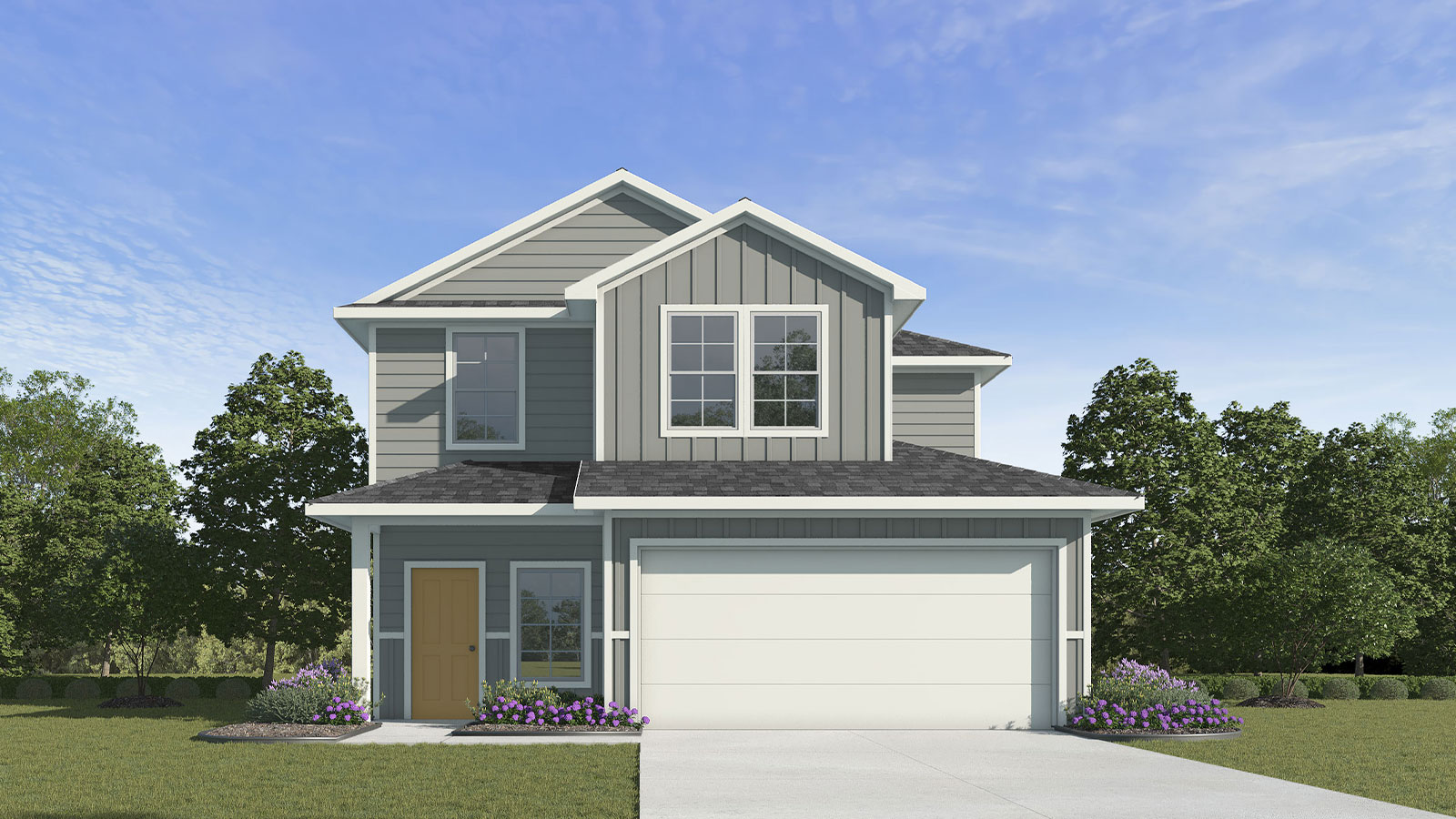 Bollinger Hannah K Elevation Rendering 4 bedroom 2.5 bath Two Story