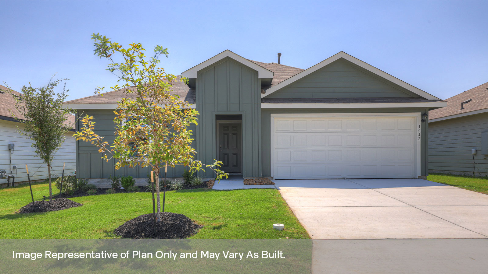 Bollinger Irvine J Elevation Rendering 4 bedroom 2 bath One Story