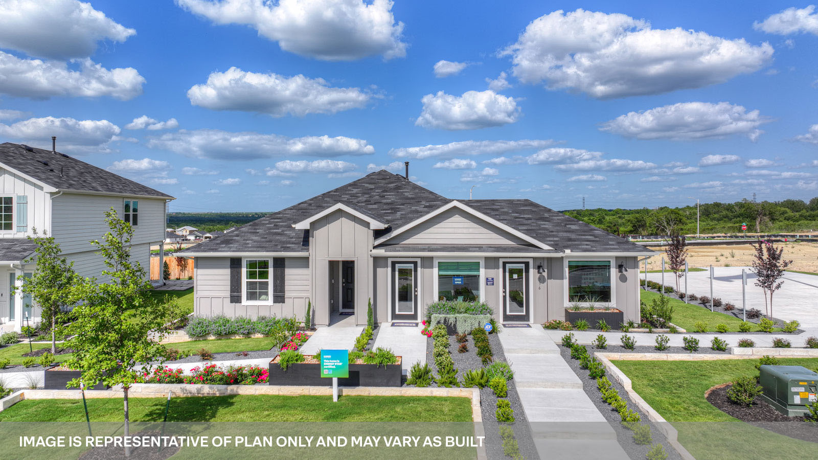 Bollinger Irvine Floorplan Exterior Photo 4 bedroom 2 bath One Story